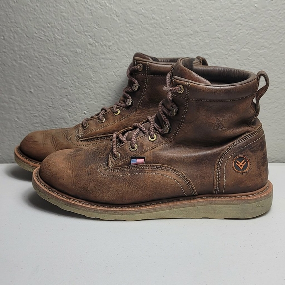 Hawx Men's USA Wedge Value Work Boots - Soft Toe Size 13D - Picture 1 of 8